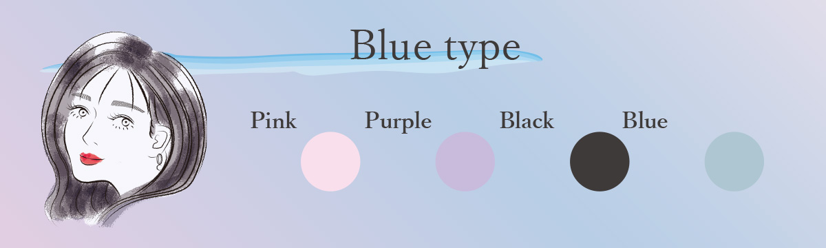 blue type