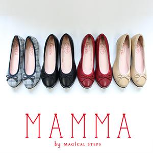 [MAMMA（マンマ）] の靴-妊婦、子育てママに！むくみ対応 脱ぎ履きしやすく滑りにくい バレエシューズ 19MM-51202