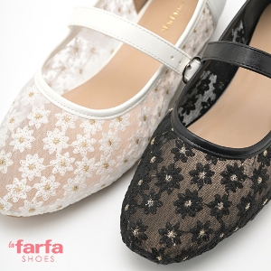 �y�ߓ��̔��J�n�\��z�y26SS �V��z la farfa SHOES�i���E�t�@�[�t�@ �V���[�Y�j 1.8cm�q�[�� �`���[���X�g���b�v S/T 8331 23.5-26.5cm 4E