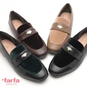 �y26AW �V��z la farfa SHOES�i���E�t�@�[�t�@ �V���[�Y�j �R�C�����[�t�@�[ S/T55500 23.5-26.5cm 4E