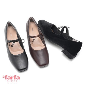 �y26AW �V��z <br>la farfa SHOES�i���E�t�@�[�t�@ �V���[�Y�j <br>���{�����[�q�[���p���v�X S/T135 <br>23.5-26.5cm 4E