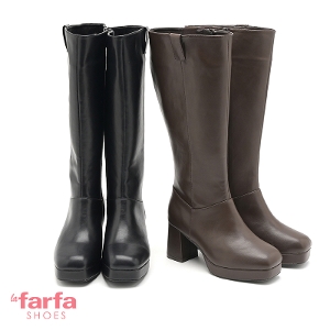 �y26AW �V��z <br>la farfa SHOES�i���E�t�@�[�t�@ �V���[�Y�j <br>���ꃍ���O�u�[�c S/T5404 <br>23.5cm-26.5cm 4E